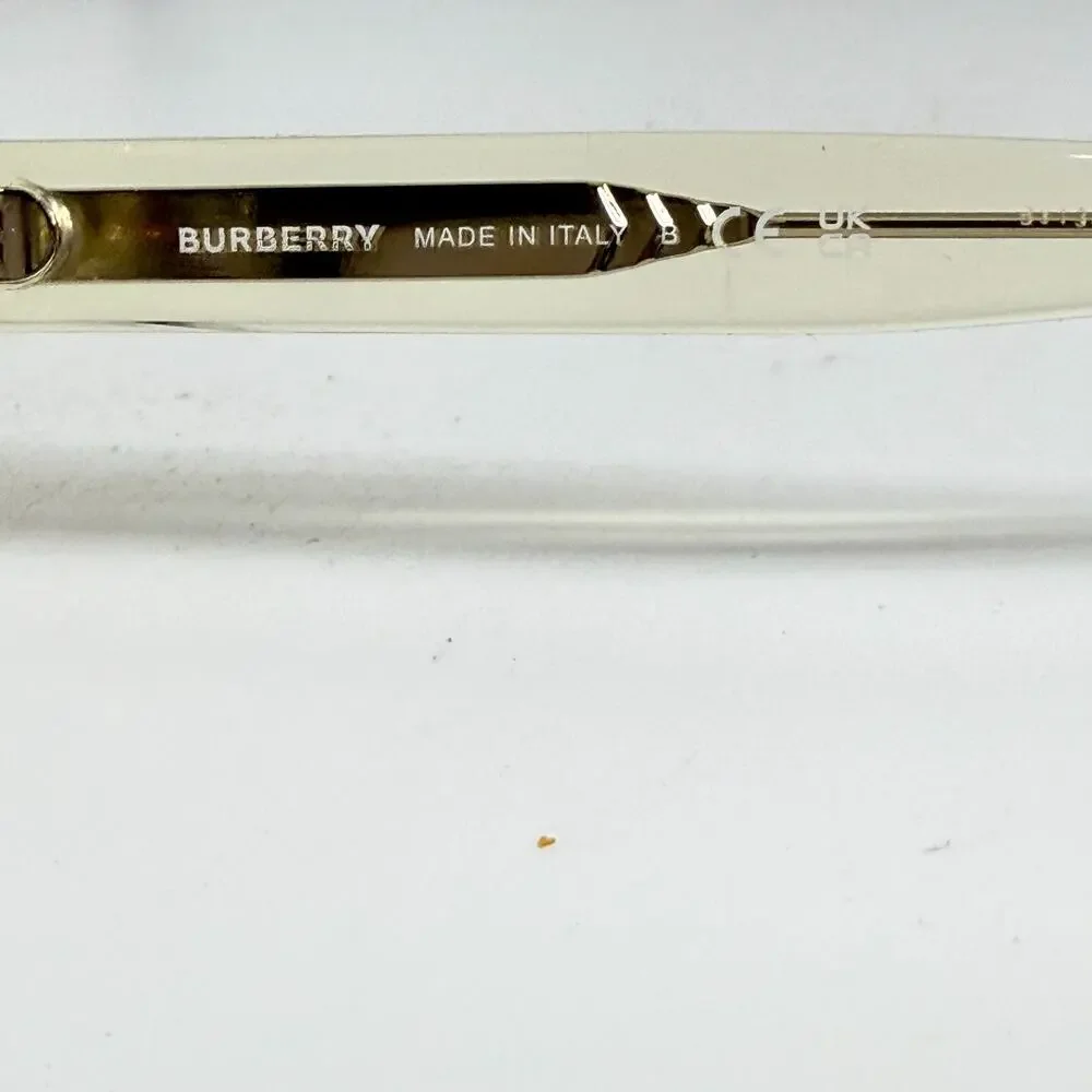 BURBERRY B 2382-d 3852 Eyeglasses Frames Clear Yellow 49-19-145 H20365 - Picture 7 of 8